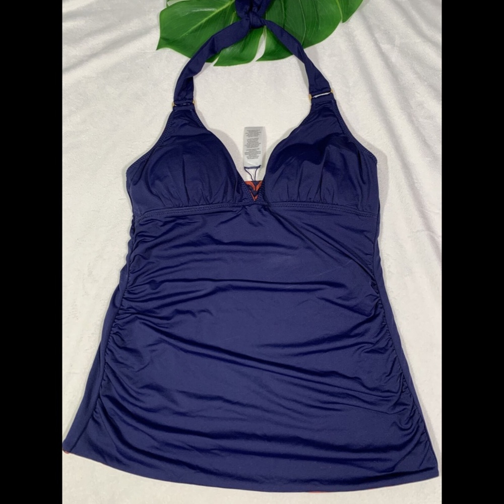 NEW Tommy Bahama Ikat Diamonds Tankini Top XS - Picture 10 of 12
